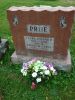 Pierre tombale de Kenneth J. Prue (1906-1979) et de Laura Fournier (1908-2006).Inhumés.Ashland.Aroostook county.Maine.PHOTO.jpg